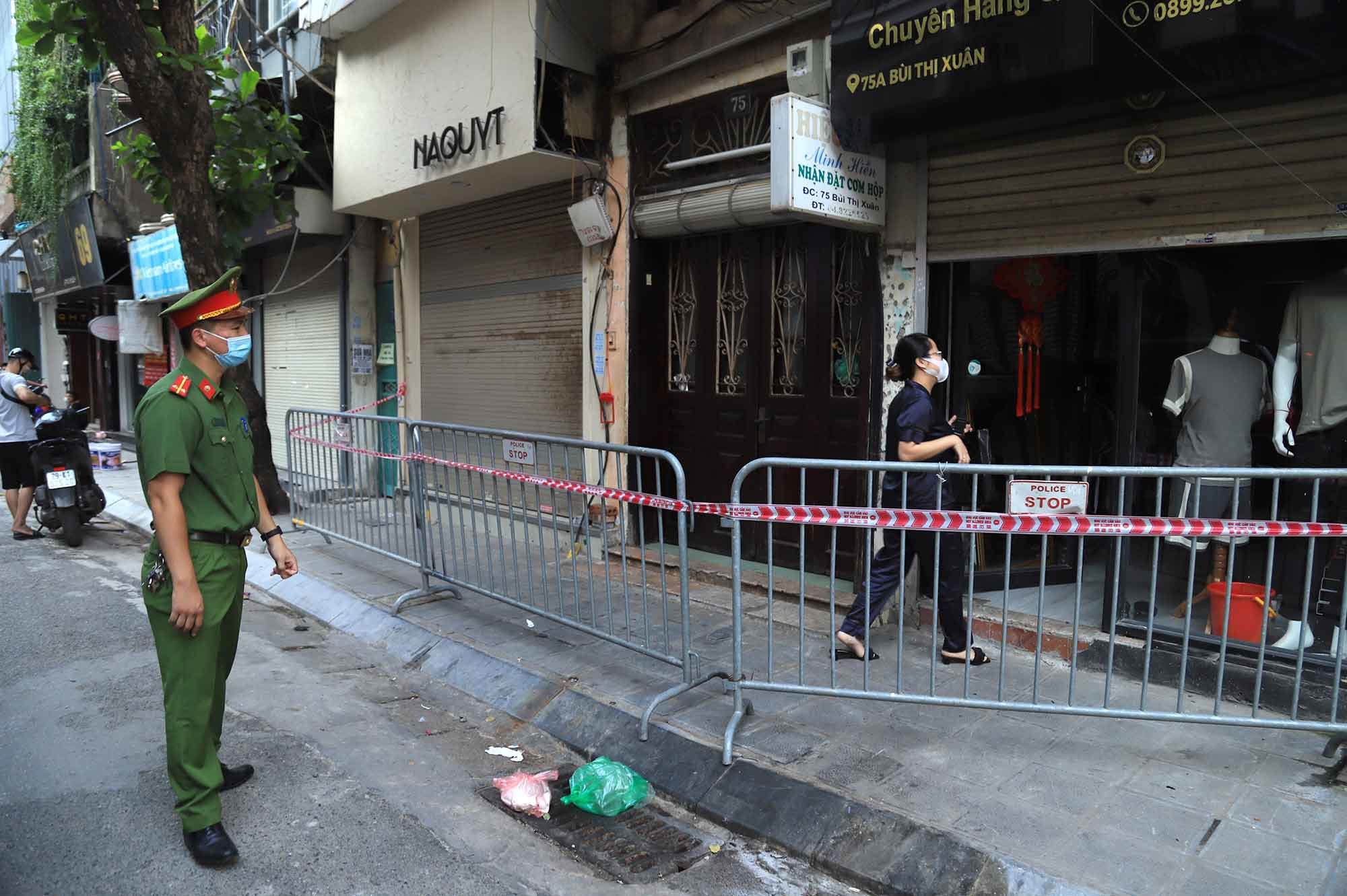 Hà Nội phong tỏa nhiều điểm ở phố Bùi Thị Xuân sau 5 ca dương tính nCoV