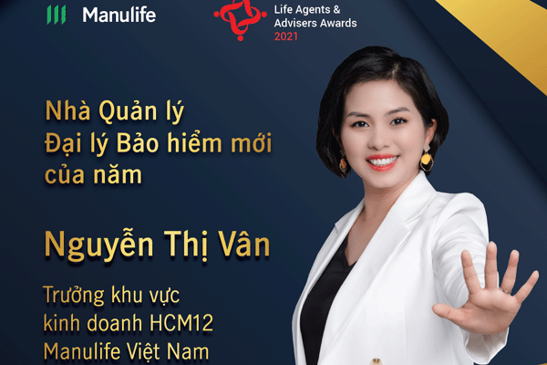 Đại lý Manulife Việt Nam nhận danh hiệu nhà quản lý mới của năm