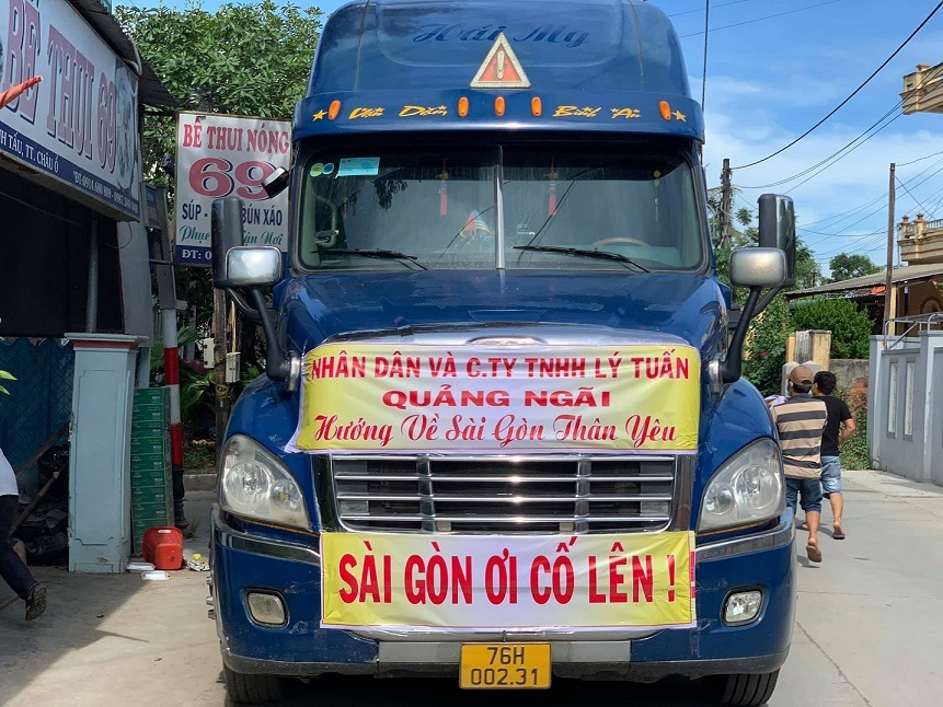 Gia đình ở Quảng Ngãi bỏ ra hơn 350 triệu mua hàng chi viện TP.HCM