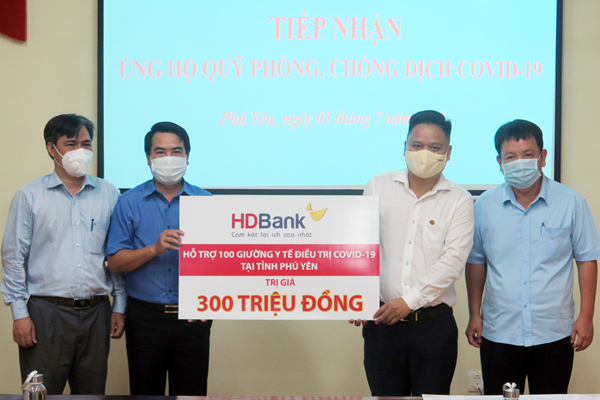 HDBank tặng 100 giường y tế cho tỉnh Phú Yên