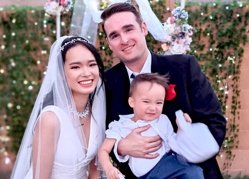 Chuyện tình qua app hẹn hò của cô gái Việt và chồng Mỹ