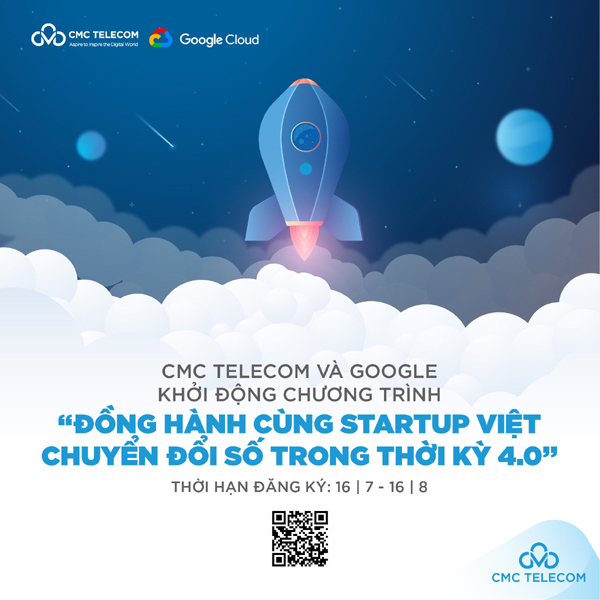 Cơ hội nhận 100.000 USD từ Google và CMC Telecom dành riêng cho startup Việt