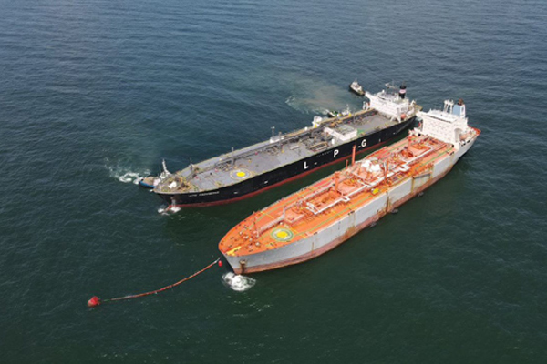 PVGAS Trading tiếp nhận chuyến tàu LPG lạnh đầu tiên về kho nổi miền Bắc