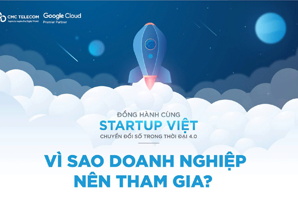 Tham gia chương trình hỗ trợ start-up Việt của Google & CMC Telecom, DN được gì?