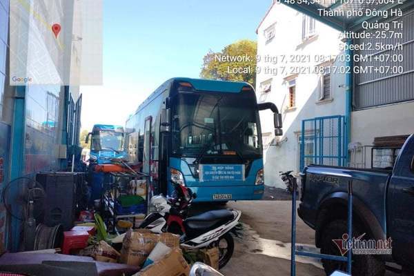 Xe khách từ TP.HCM về Quảng Trị vượt chốt kiểm tra bị phạt 22 triệu