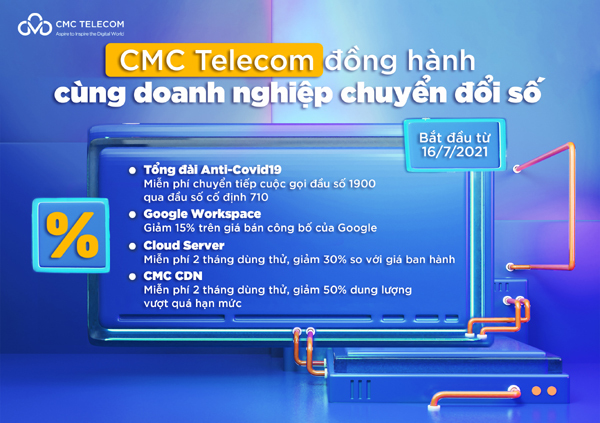 CMC Telecom hỗ trợ doanh nghiệp chuyển đổi số, vượt qua đại dịch
