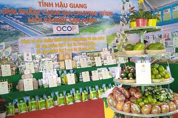 Hậu Giang có 66 sản phẩm OCOP đạt 3-4 sao