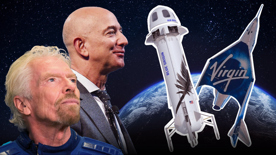 Tham vọng của Jeff Bezos và Richard Branson sau khi bay vào vũ trụ