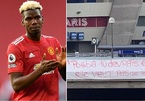 CĐV PSG giăng biểu ngữ phản đối Paul Pogba