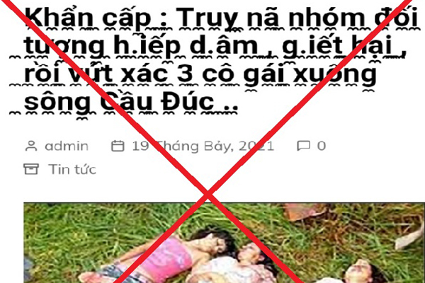 Thông tin truy nã nhóm đối tượng hiếp dâm, giết, vứt xác 3 cô gái là giả mạo