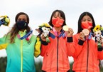 Nữ VĐV 13 tuổi đi vào lịch sử thể thao Nhật Bản với HCV Olympic