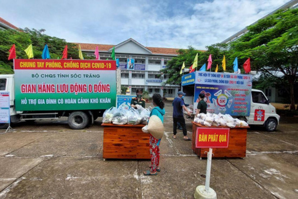 Sóc Trăng tổ chức gian hàng ‘0 đồng’ hỗ trợ người dân