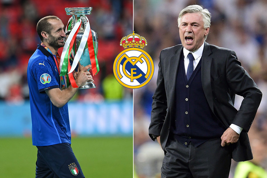 HLV Ancelotti muốn đưa Chiellini về Real Madrid