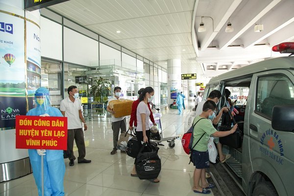 Vĩnh Phúc lên phương án đón hơn 2.400 công dân từ miền Nam về quê