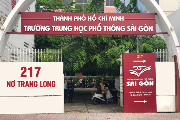 Trường Trung Học Phổ Thông Sài Gòn miễn học phí lớp 10 năm 2021