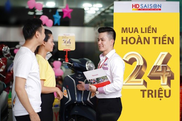 Lãi suất 0% dành cho khách hàng vay mua phương tiện đi lại trả góp