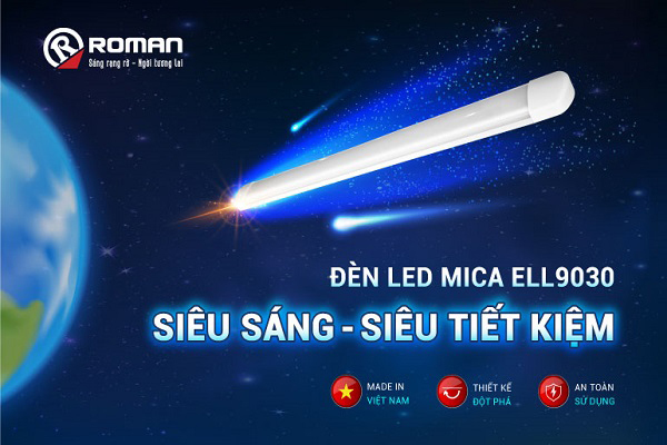 Đèn Led mica - giải pháp chiếu sáng cho không gian hiện đại