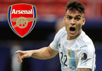 Arsenal chi đậm nổ "bom tấn" Lautaro Martinez