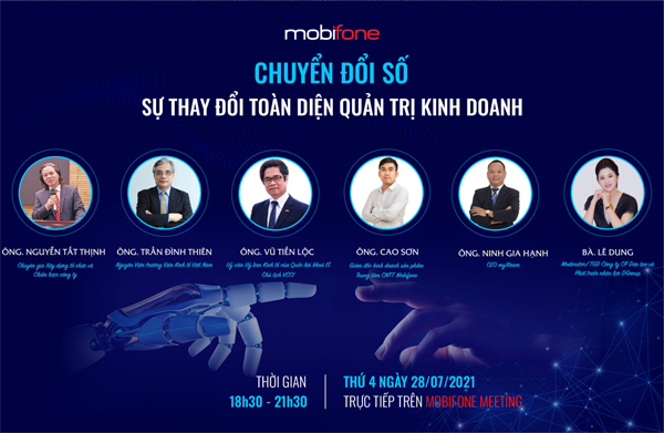 Tọa đàm online ‘Chuyển đổi số - sự thay đổi toàn diện quản trị kinh doanh’