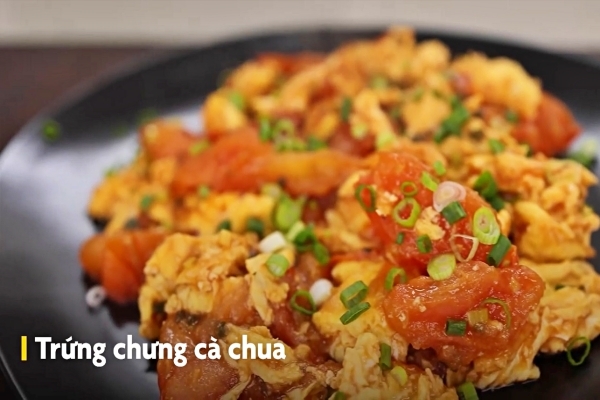 Hai món ngon dễ làm từ trứng và cà chua