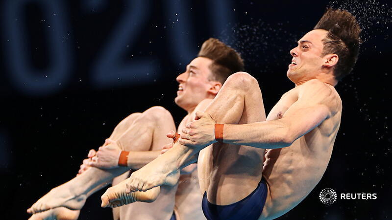 Những khoảnh khắc ngoạn mục của VĐV nhảy cầu Olympic Tokyo