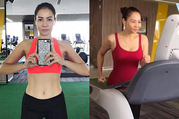 Tuổi 43, Thu Minh thân hình quyến rũ nhờ chăm tập gym