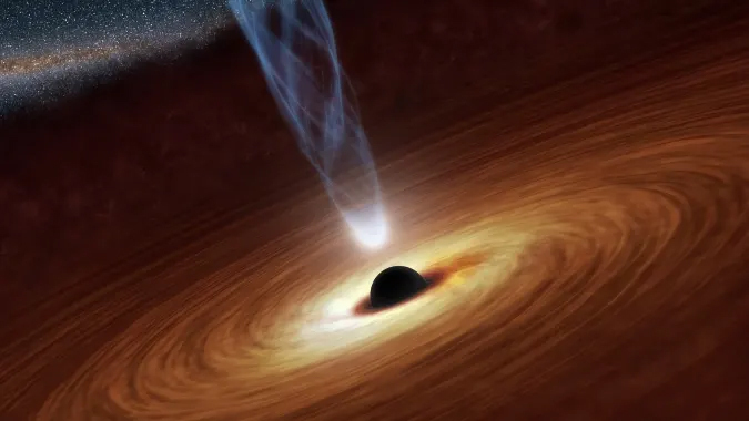 Lần đầu tiên các nhà khoa học phát hiện ánh sáng phía sau hố đen