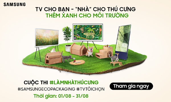 Thi làm nhà thú cưng từ bao bì sinh thái, lan toả sống xanh