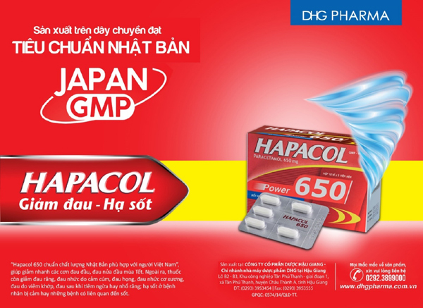 Dược Hậu Giang tặng 5 triệu viên Hapacol cho TP.HCM