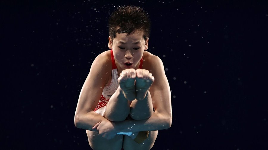 Nữ VĐV 14 tuổi của Trung Quốc giành HCV Olympic 2021