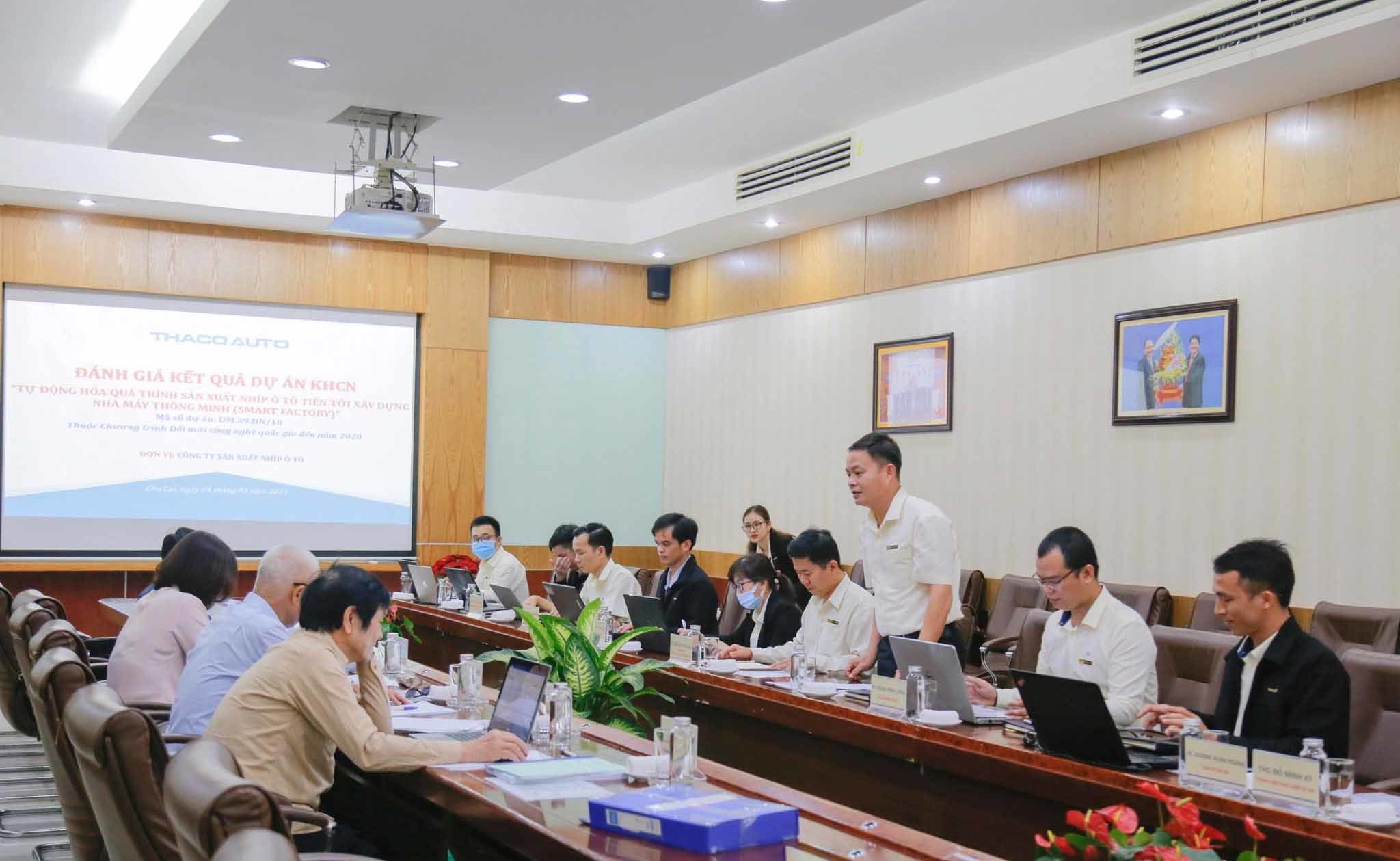 Thaco nghiên cứu tự động hóa quá trình sản xuất nhíp ô tô