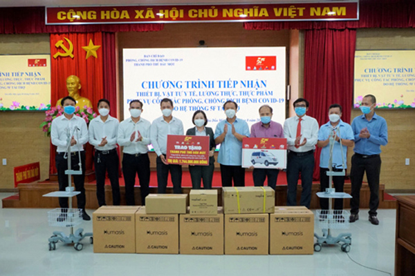 Hệ thống bất động sản 5F tiếp sức Bình Dương chống dịch Covid-19