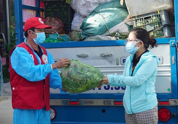 Người dân Quảng Nam hái rau, góp gạo tiếp sức cho Đà Nẵng chống dịch