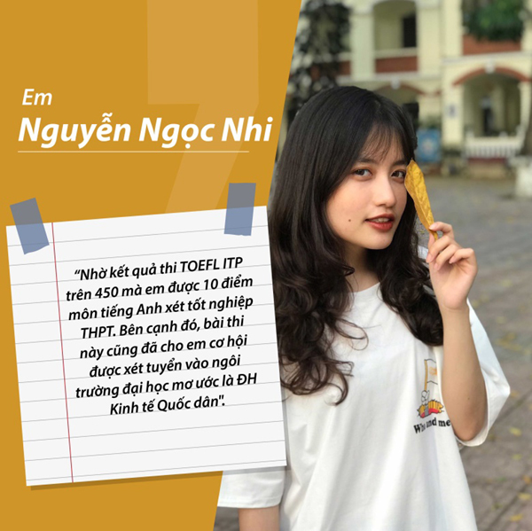 TOEFL ITP - lựa chọn của nhiều tân sinh viên mùa tuyển sinh Đại học 2021