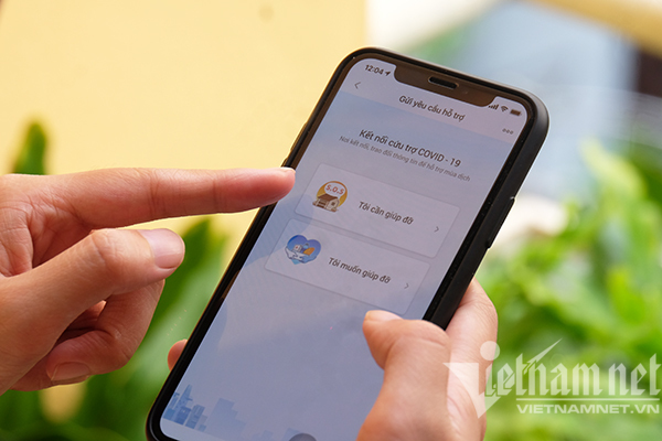 Người dân Hà Nội có thể dùng app để xin giúp đỡ về y tế, lương thực