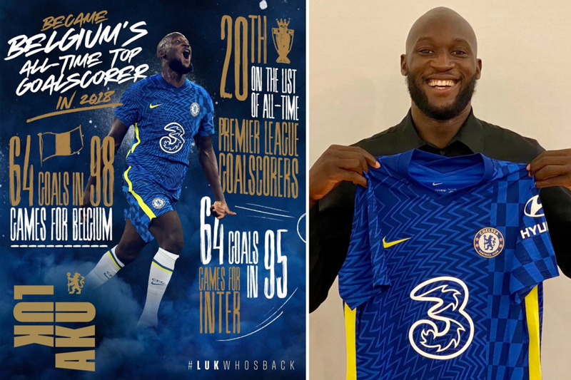 Chelsea công bố 'bom tấn' 97,5 triệu bảng Lukaku