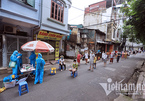 Hình ảnh chiến dịch xét nghiệm tách F0 trong cộng đồng ở Hà Nội