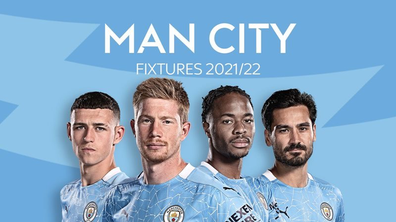 Lịch thi đấu của Man City ở Ngoại hạng Anh 2021-2022