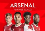 Lịch thi đấu của Arsenal ở Ngoại hạng Anh 2021-2022