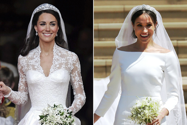 Váy cưới của Meghan Markle đẹp nhất thập kỷ
