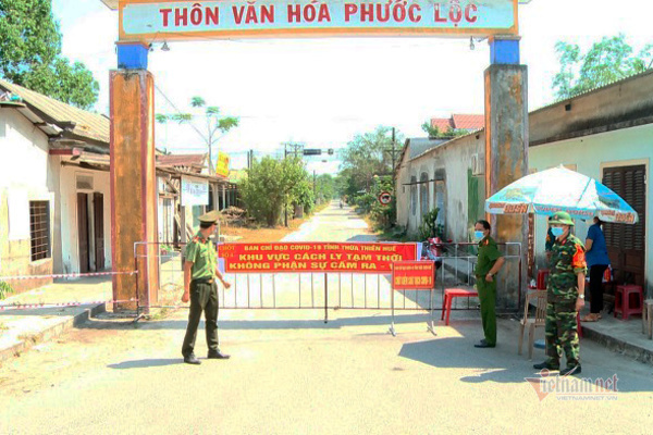 Lơ là chống dịch, chủ tịch xã ở TT-Huế bị đình chỉ công tác