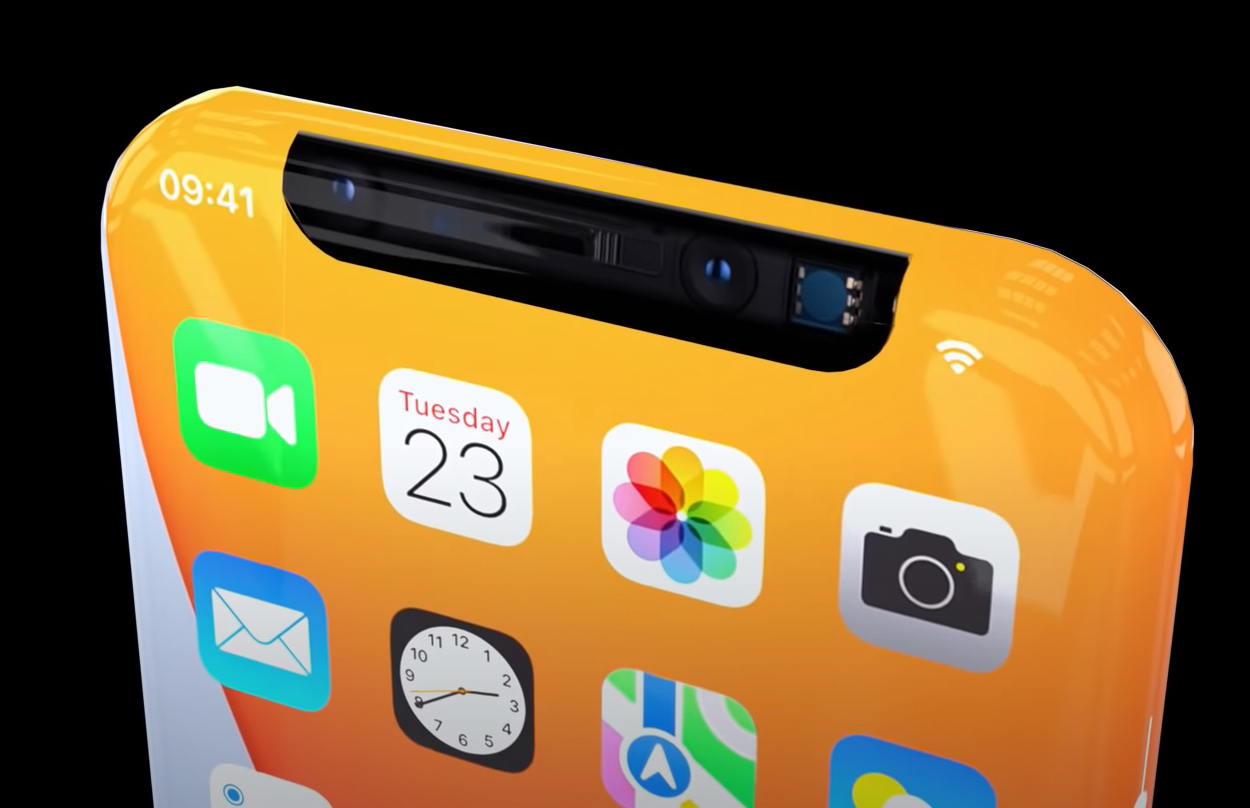 Mẫu iPhone 13 đẹp không tưởng, màn hình tràn cạnh bên