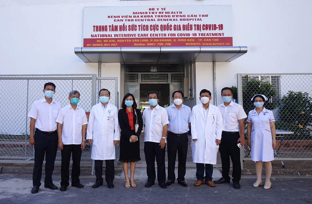 Trung tâm Hồi sức Covid-19 Quốc gia ở Cần Thơ bắt đầu nhận bệnh nhân