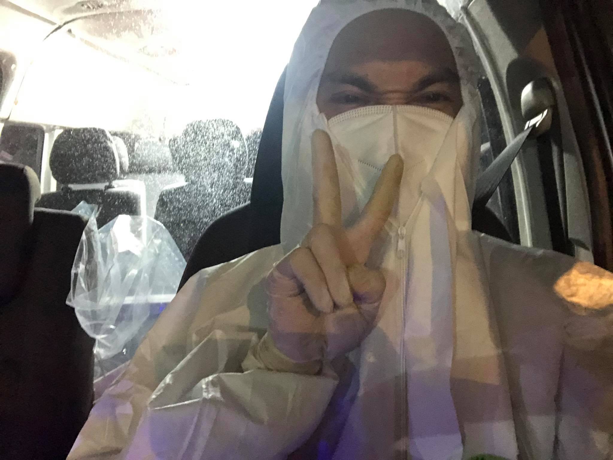 Recovering from Covid-19, young man drives ambulance to help seriously ill patients