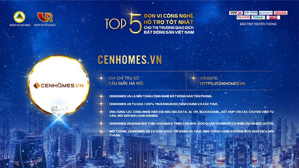 Cen Land thắng lớn ở giải thưởng của Hội môi giới Bất động sản Việt Nam