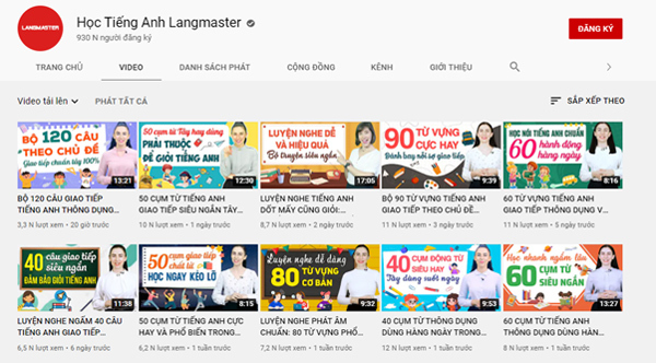 7 kênh Youtube học tiếng Anh hiệu quả