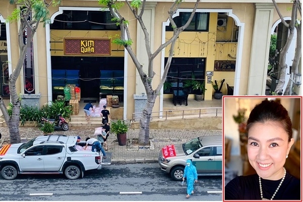 Diễn viên Kim Thư biến nhà hàng thành kho lương thực từ thiện