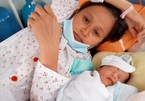 Chị Hoàng Thị Vị mắc bệnh rối loạn đông máu đã sinh bé gái nặng 2,1kg