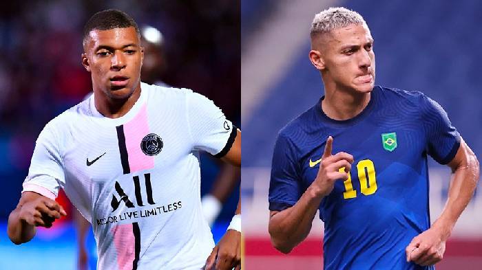 PSG ‘buông’ Mbappe cho Real Madrid, mua Richarlison thay thế