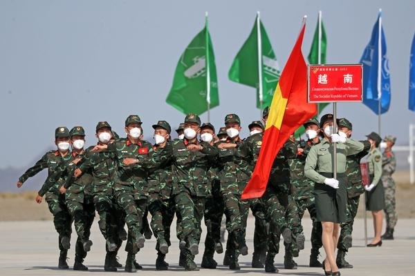Xem đội hóa học Việt Nam tập dượt tranh tài ở Army Games 2021